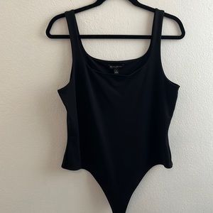 BANANA REPUBLIC Black Bodysuit Size L